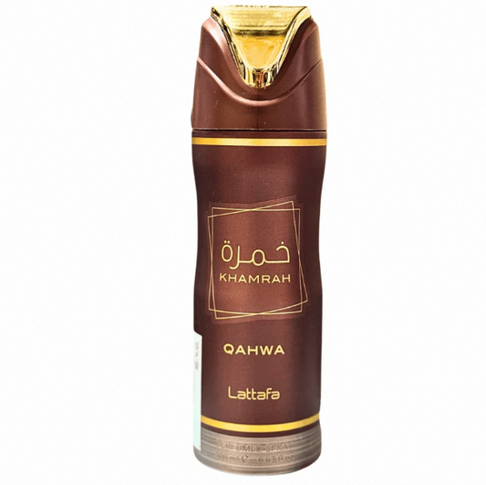 Lattafa Khamrah Qahwa Deodorant 200ml – For Men