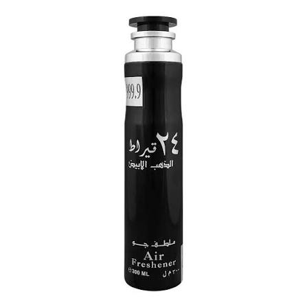 Lattafa 24 Carat White Gold Air Freshener – 300ml